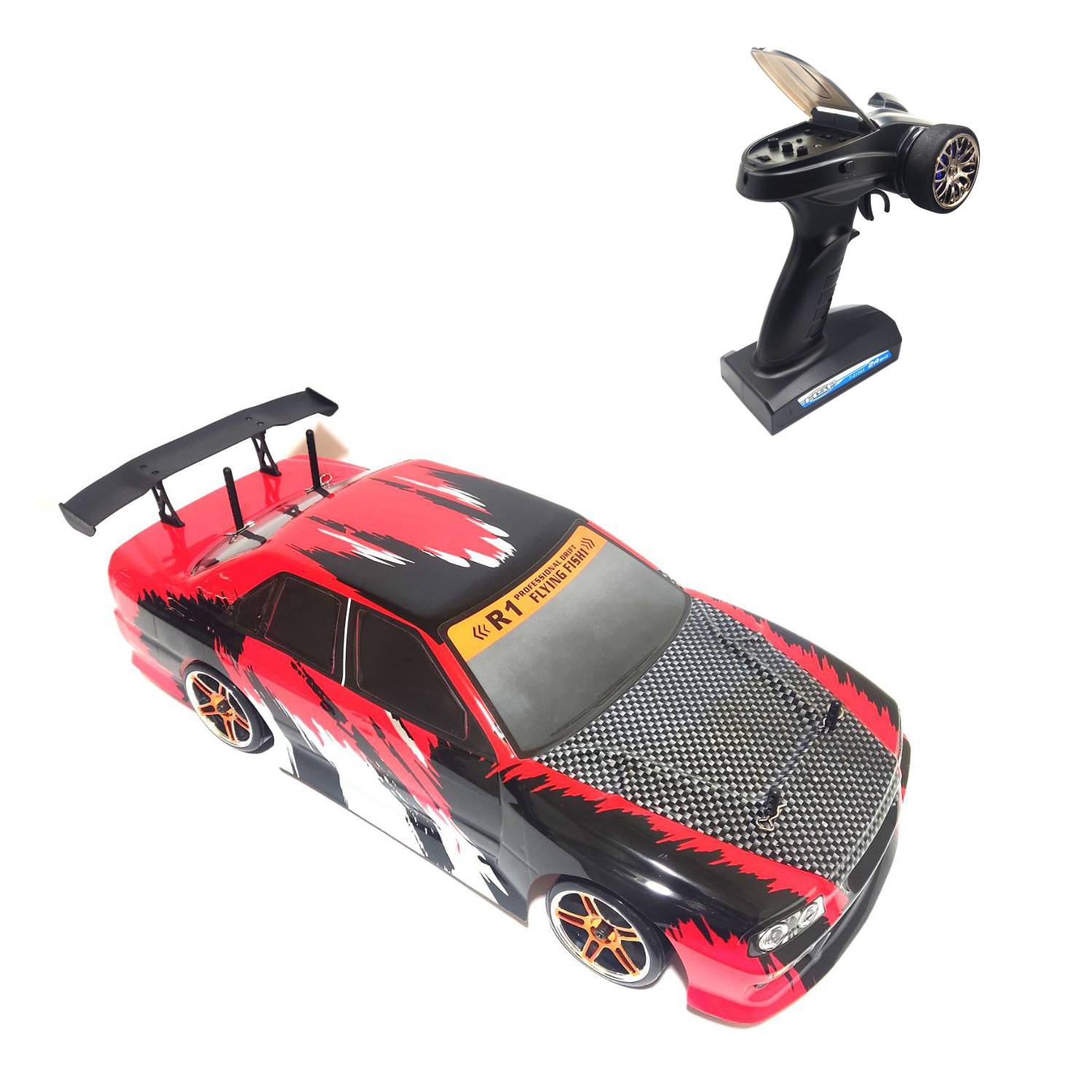 

Радиоуправляемый автомобиль для дрифта HSP Flying Fish 1 1:10 4WD 24G - 94123/12334 BLACK, 94123/12334 BLACK