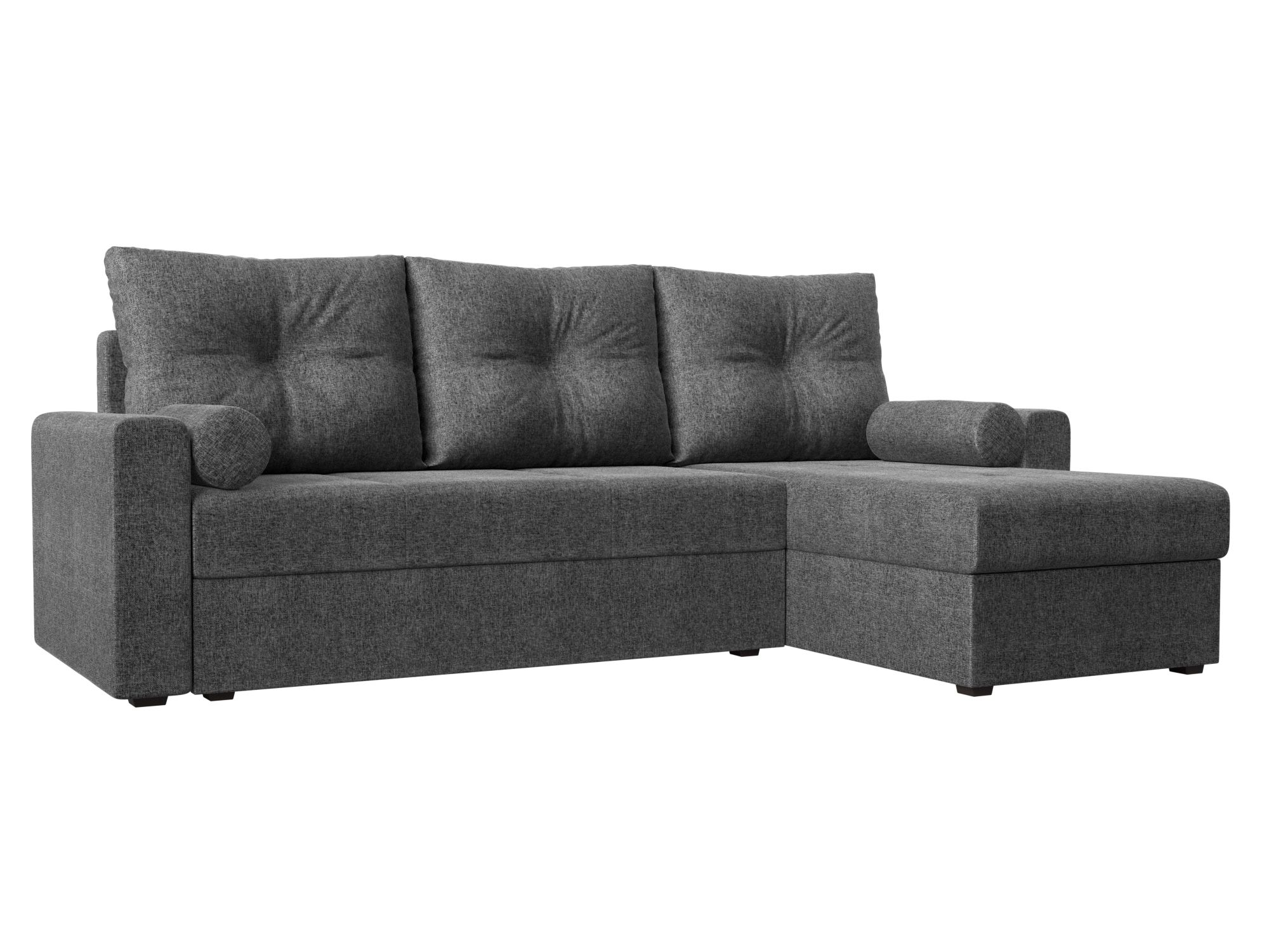 

Угловой диван Верона Лайт правый рогожка серый, Угловой диван Верона Лайт правый угол