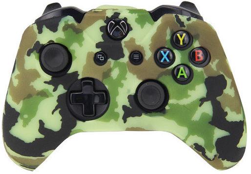 фото Силиконовый чехол case camo light green зеленый камуфляж (xbox one) nobrand