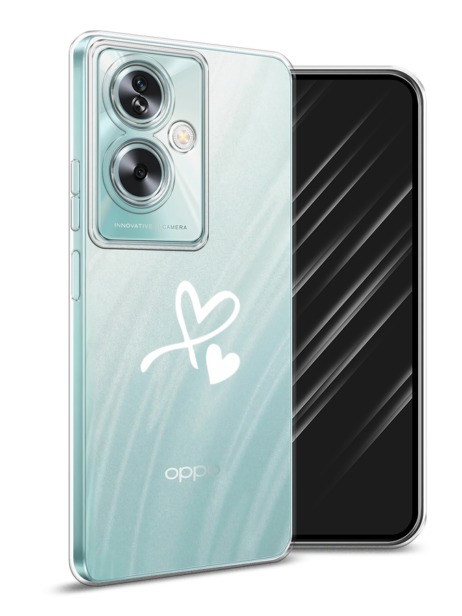 

Чехол Awog на Oppo A79 5G "Сердечко минимализм", Белый, 2515650-1