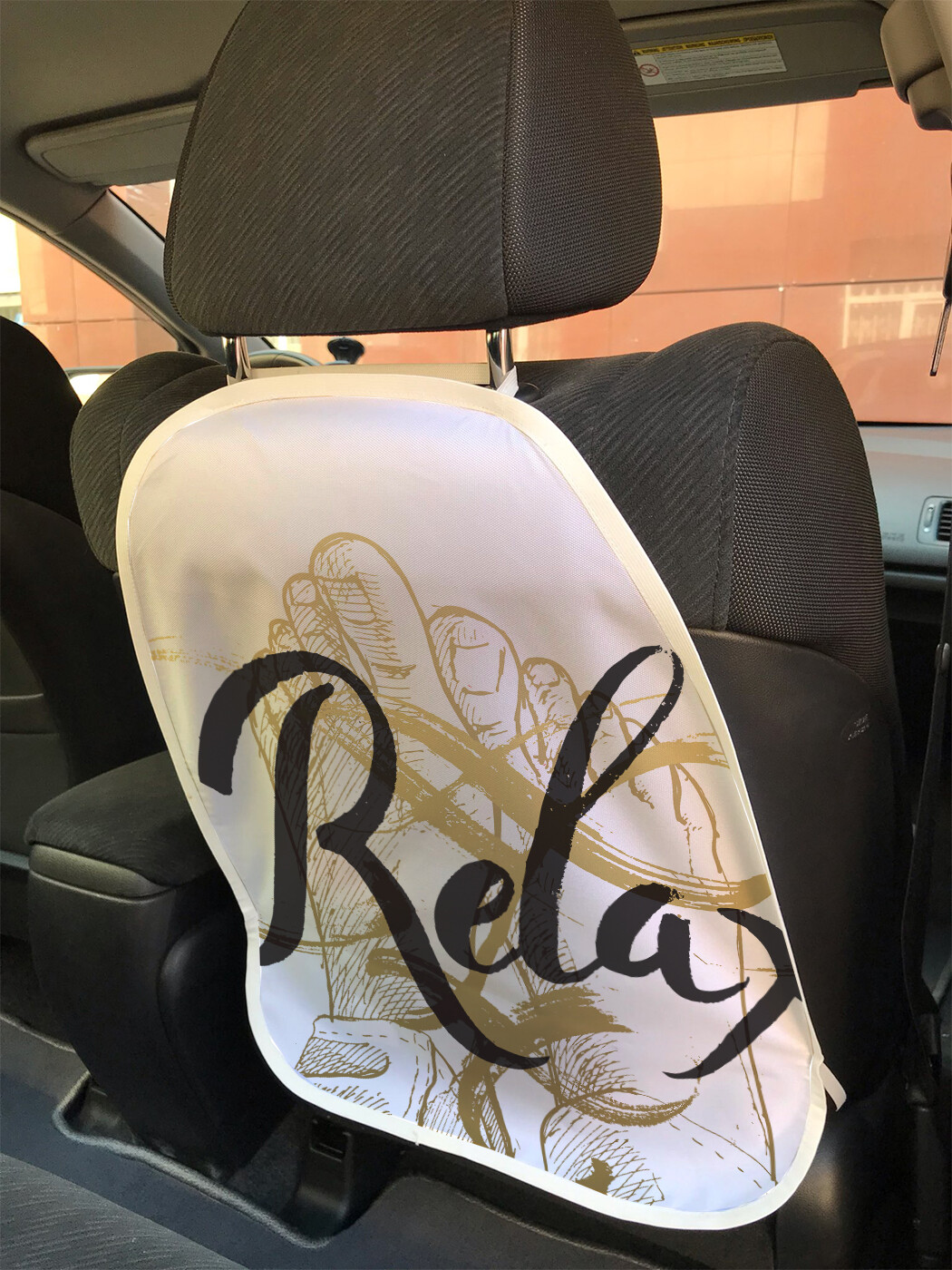 

Накидка на спинку сиденья JoyArty Не забудь расслабиться, 45х62, Не забудь расслабиться