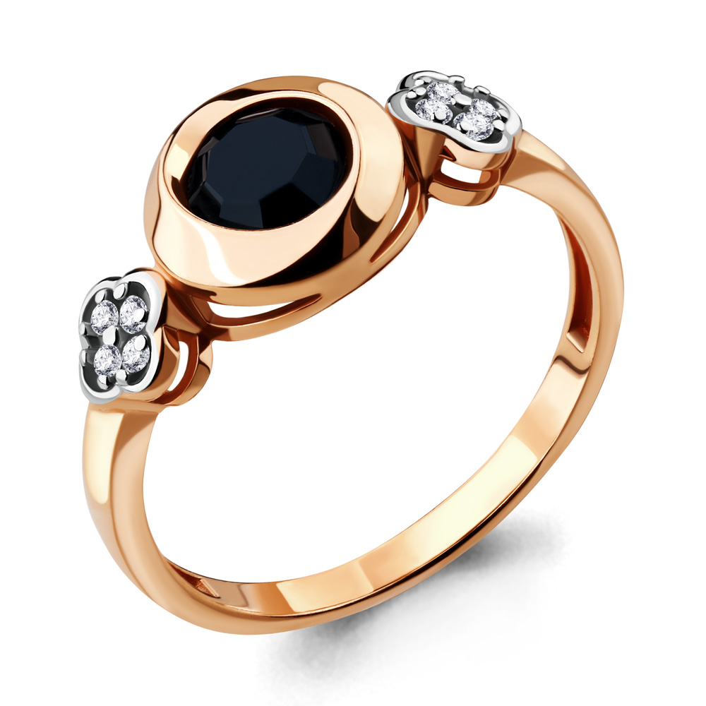 

Кольцо из серебра с фианитом р. 16,5 Aquamarine 68304АЧ_925_з, 68304АЧ_925_з