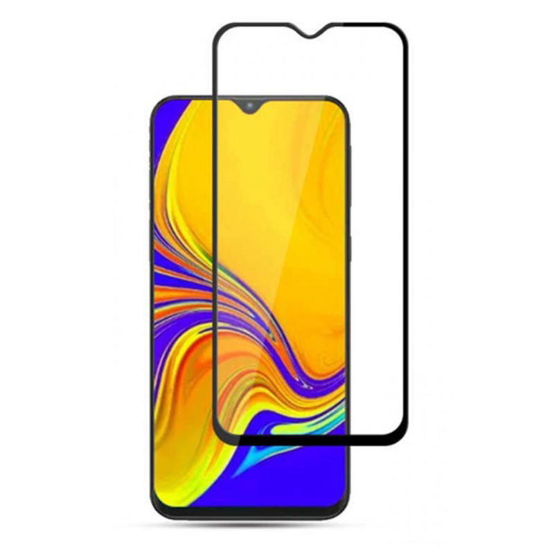 Защитное стекло на Samsung Galaxy A10E/А20E (2019), 5D, черный, X-CASE