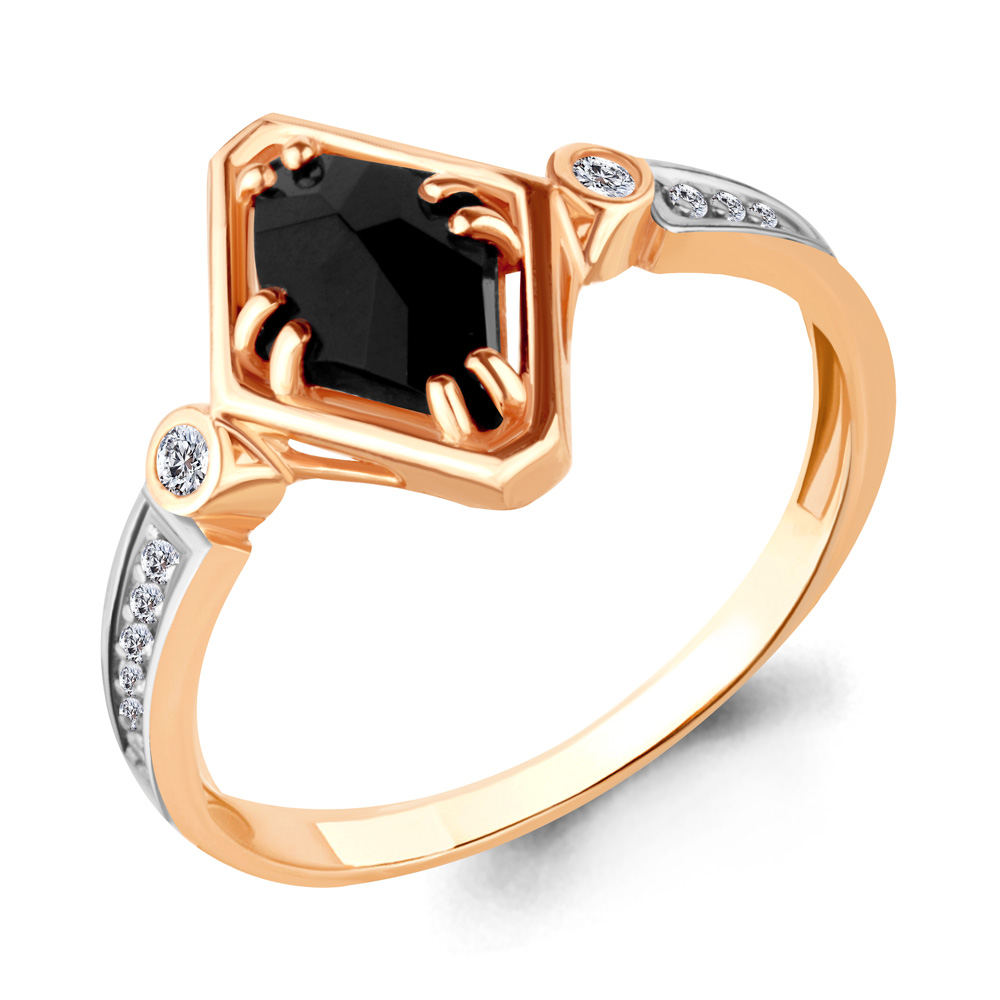 

Кольцо из серебра с фианитом р. 18 Aquamarine 68305АЧ_925_з, 68305АЧ_925_з