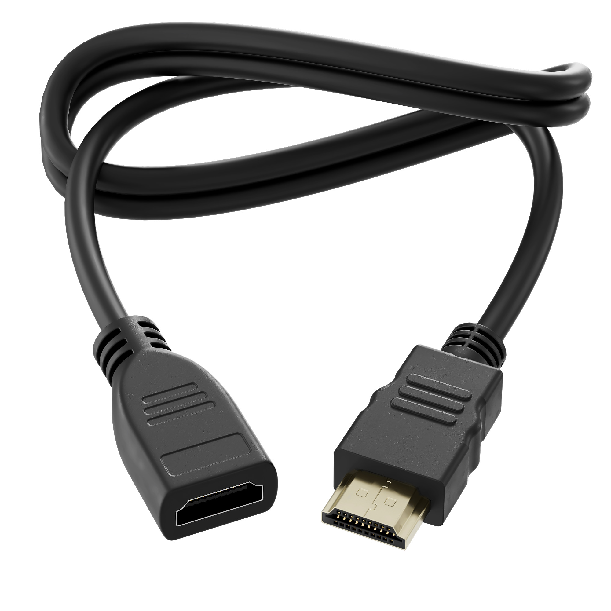 

Адаптер Gsmin HDMI - HDMI (C24V00004), Черный, C80