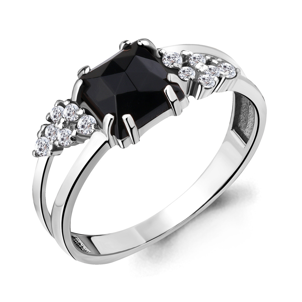 

Кольцо из серебра с фианитом р. 18,5 Aquamarine 68308АЧ_925_р, 68308АЧ_925_р