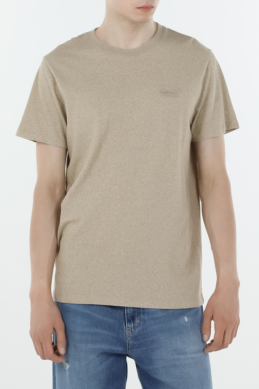 

Футболка мужская Superdry M1011245A бежевая 2XL, Бежевый, M1011245A