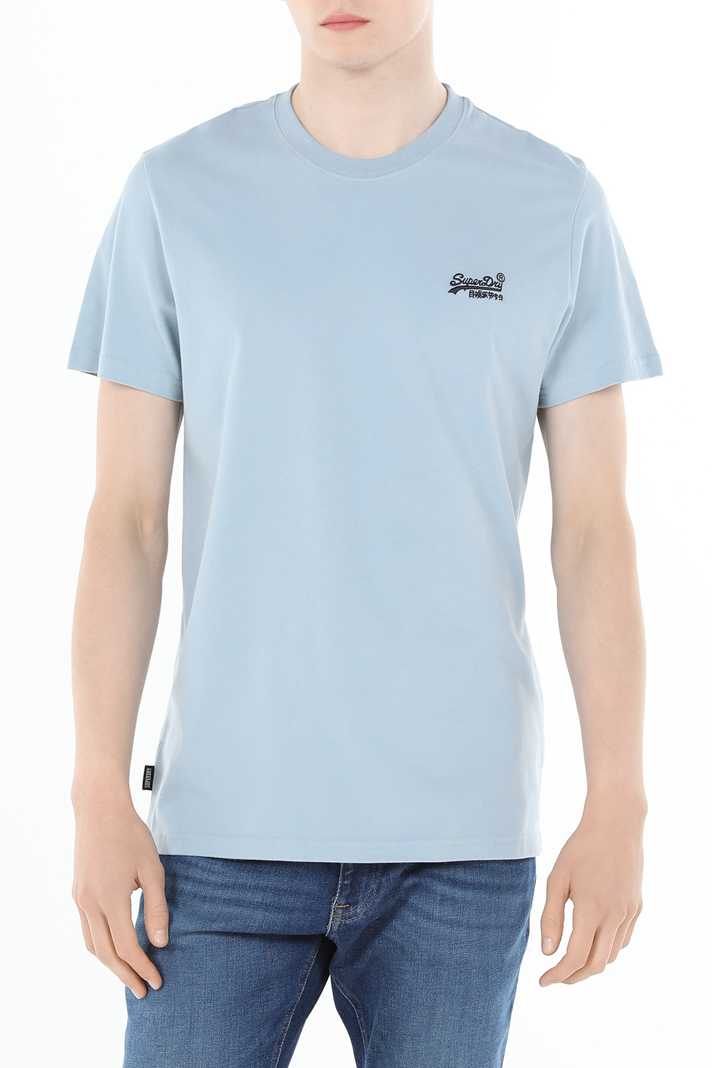 

Футболка мужская Superdry M1011245A голубая S, Голубой, M1011245A