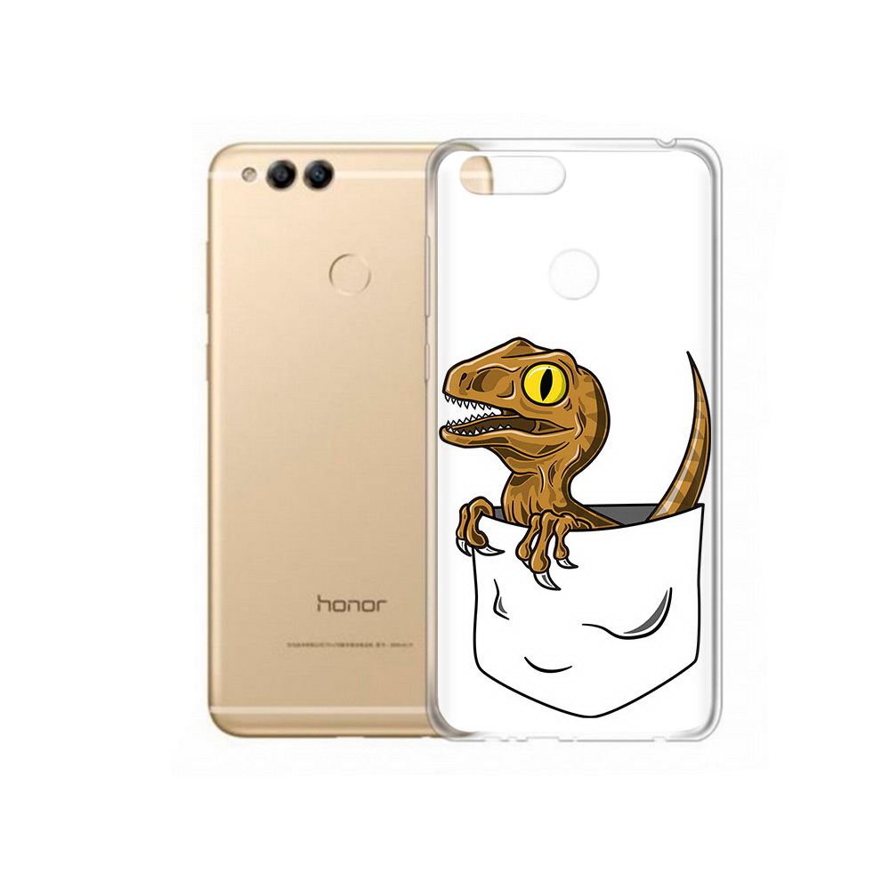 

Чехол MyPads Tocco для Huawei 7X динозавр в кармане (PT94112.65.327), Прозрачный, Tocco