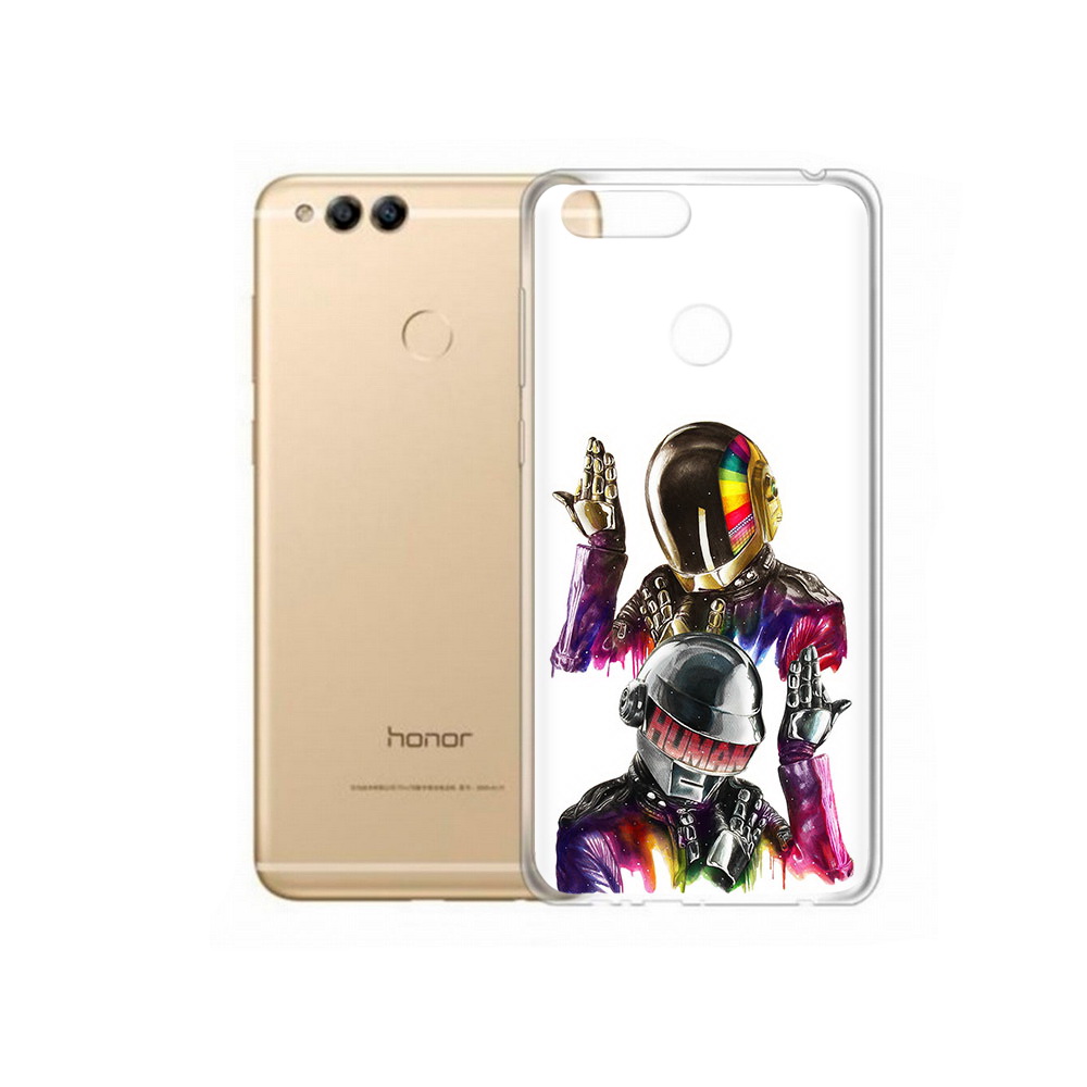 

Чехол MyPads Tocco для Huawei 7X диско космонавты (PT94112.65.329), Прозрачный, Tocco