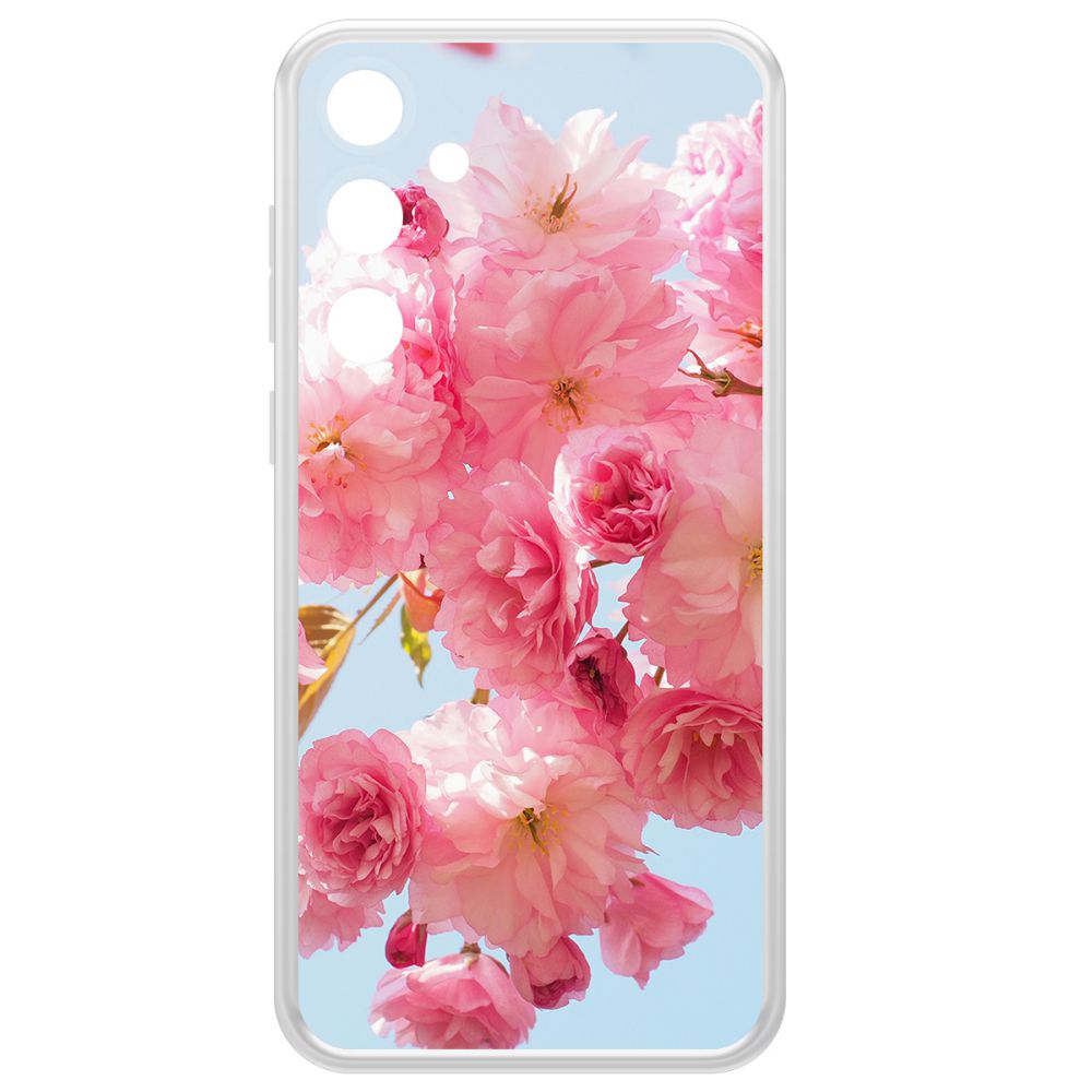

Чехол-накладка Krutoff Clear Case Сакура для Samsung Galaxy A35 5G (A356), Прозрачный