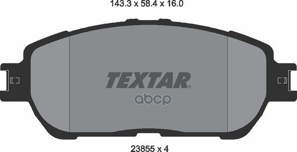 

Тормозные колодки Textar передние 2385501