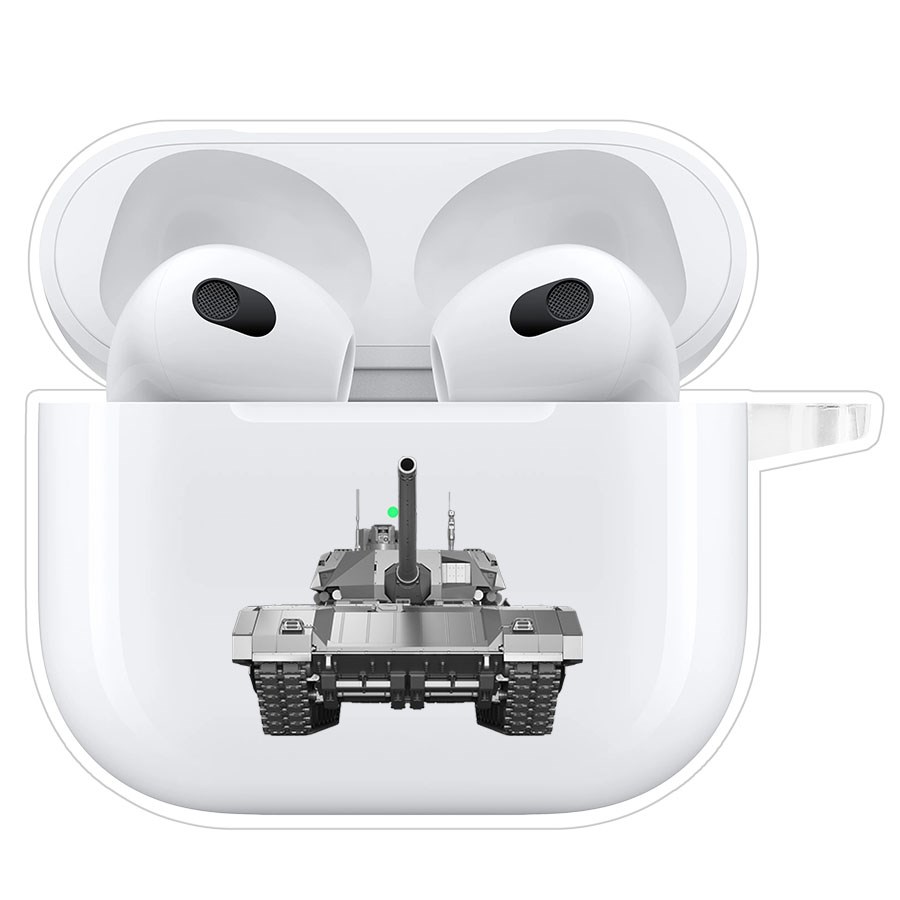 фото Чехол krutoff clear case для airpods 3 армата