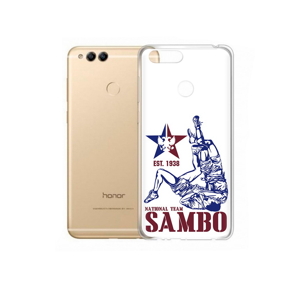 

Чехол MyPads Tocco для Huawei 7X единоборства самбо (PT94112.65.344), Прозрачный, Tocco