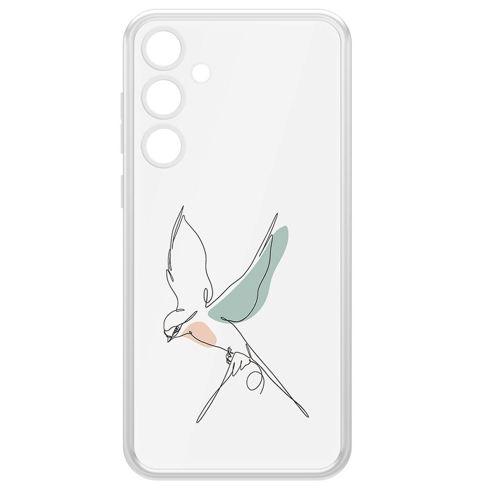 

Чехол-накладка Krutoff Clear Case Полет для Samsung Galaxy A35 5G (A356), Прозрачный