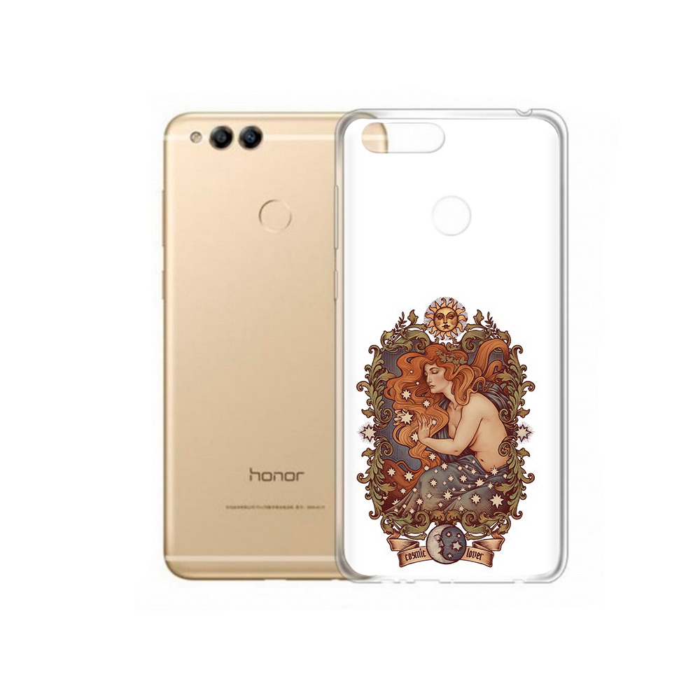 

Чехол MyPads Tocco для Huawei 7X звездная девушка абстракция (PT94112.65.351), Прозрачный, Tocco