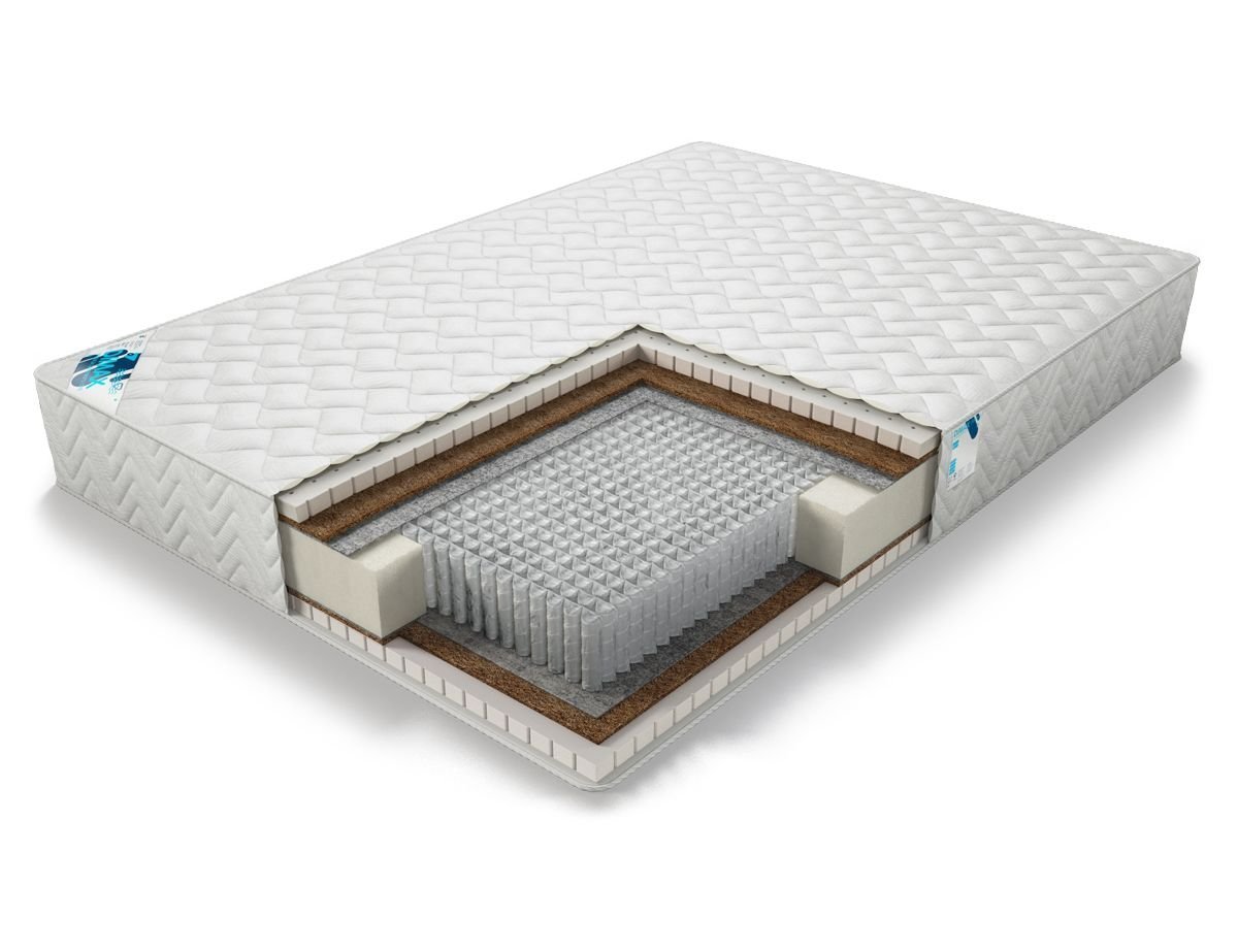 

Матрас DIMAX Микро Медиум 200x190, Белый, Микро Медиум