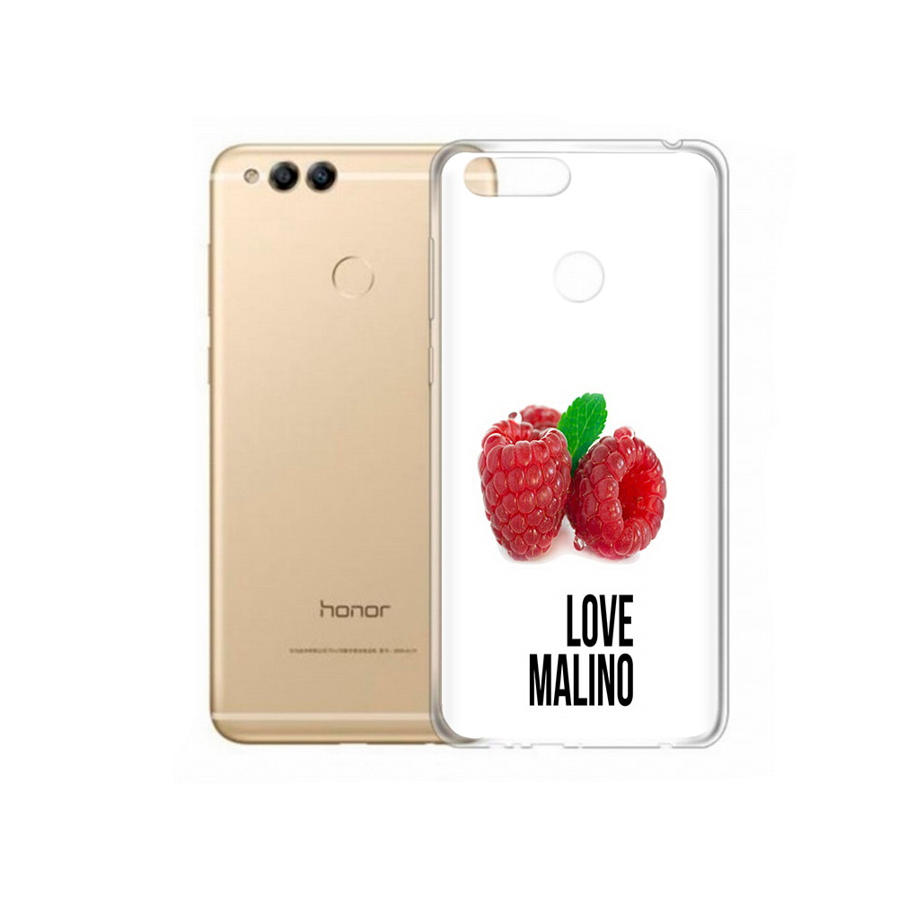 

Чехол MyPads Tocco для Huawei 7X Бренд лове малино (PT94112.65.36), Прозрачный, Tocco