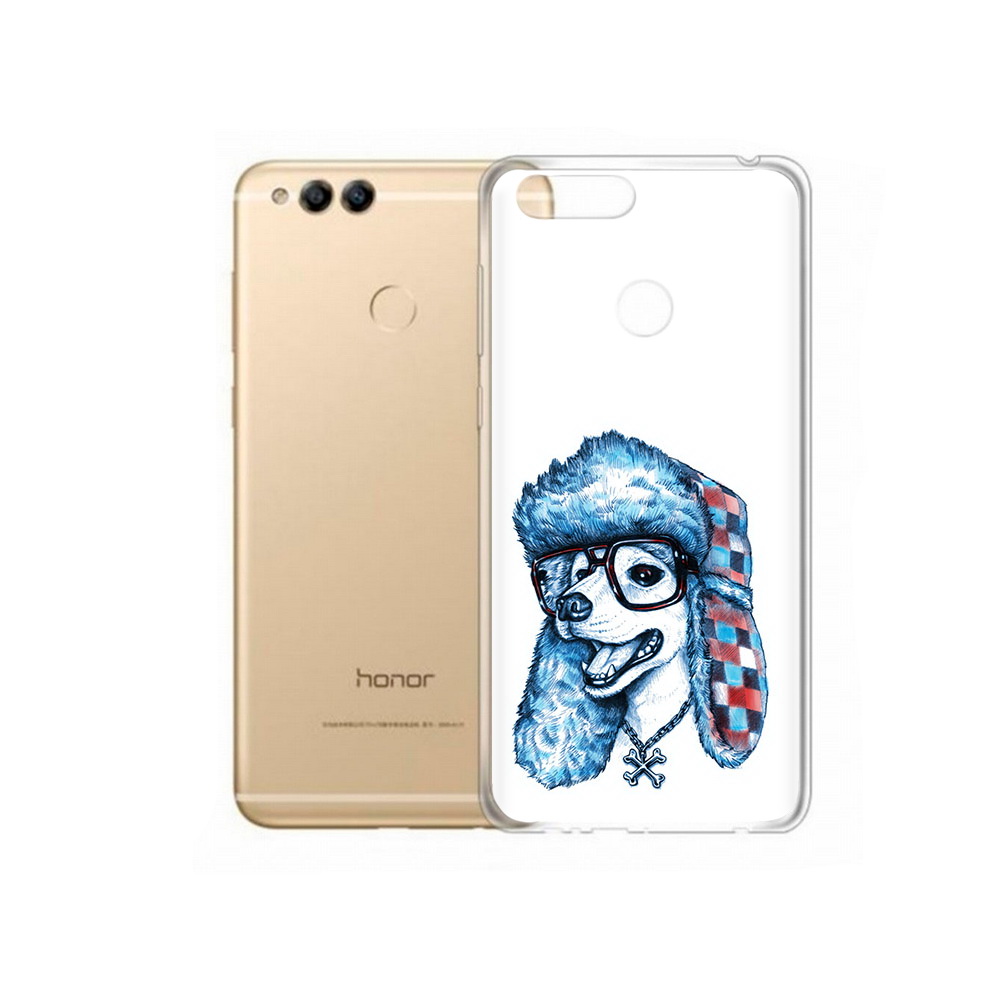 

Чехол MyPads Tocco для Huawei 7X зимний пес (PT94112.65.362), Прозрачный, Tocco