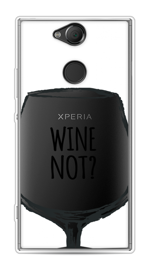 

Чехол на Sony Xperia XA2 "Wine not white", Белый, 53150-6