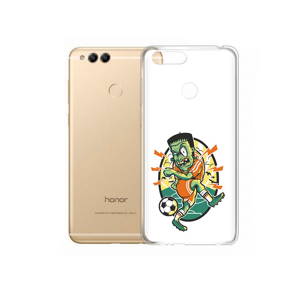 

Чехол MyPads Tocco для Huawei 7X зомби футболист (PT94112.65.368), Прозрачный, Tocco