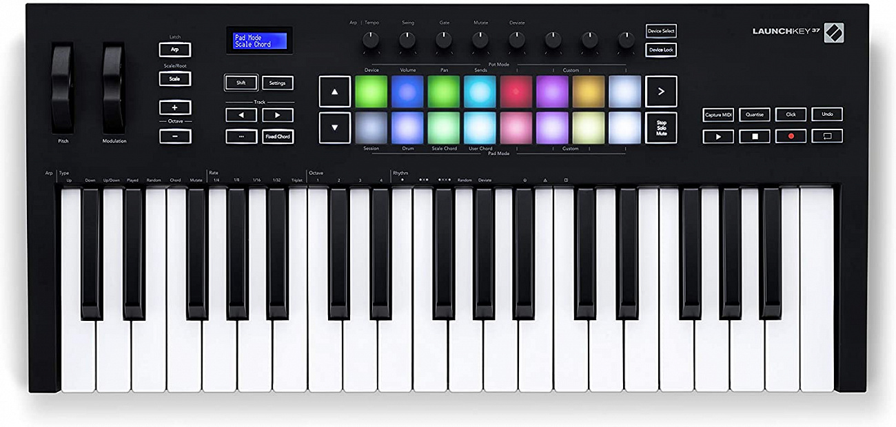 

MIDI-клавиатура Novation Launchkey 37 MK3 (Black), Launchkey 37 MK3