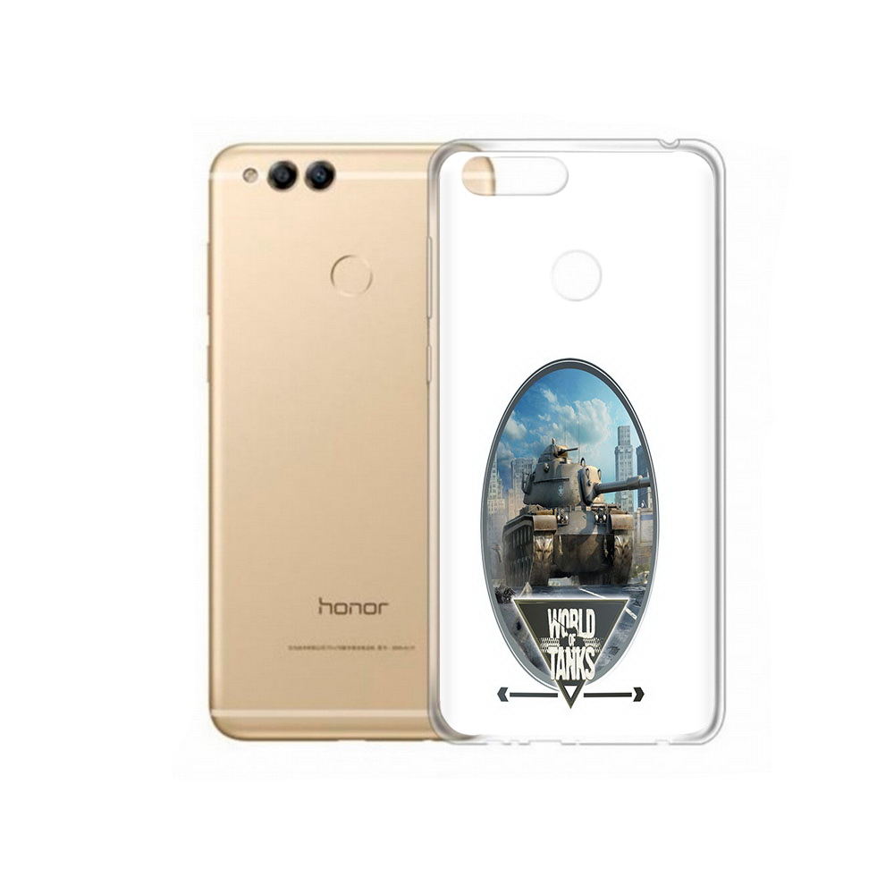 

Чехол MyPads Tocco для Huawei 7X игра с танками (PT94112.65.375), Прозрачный, Tocco