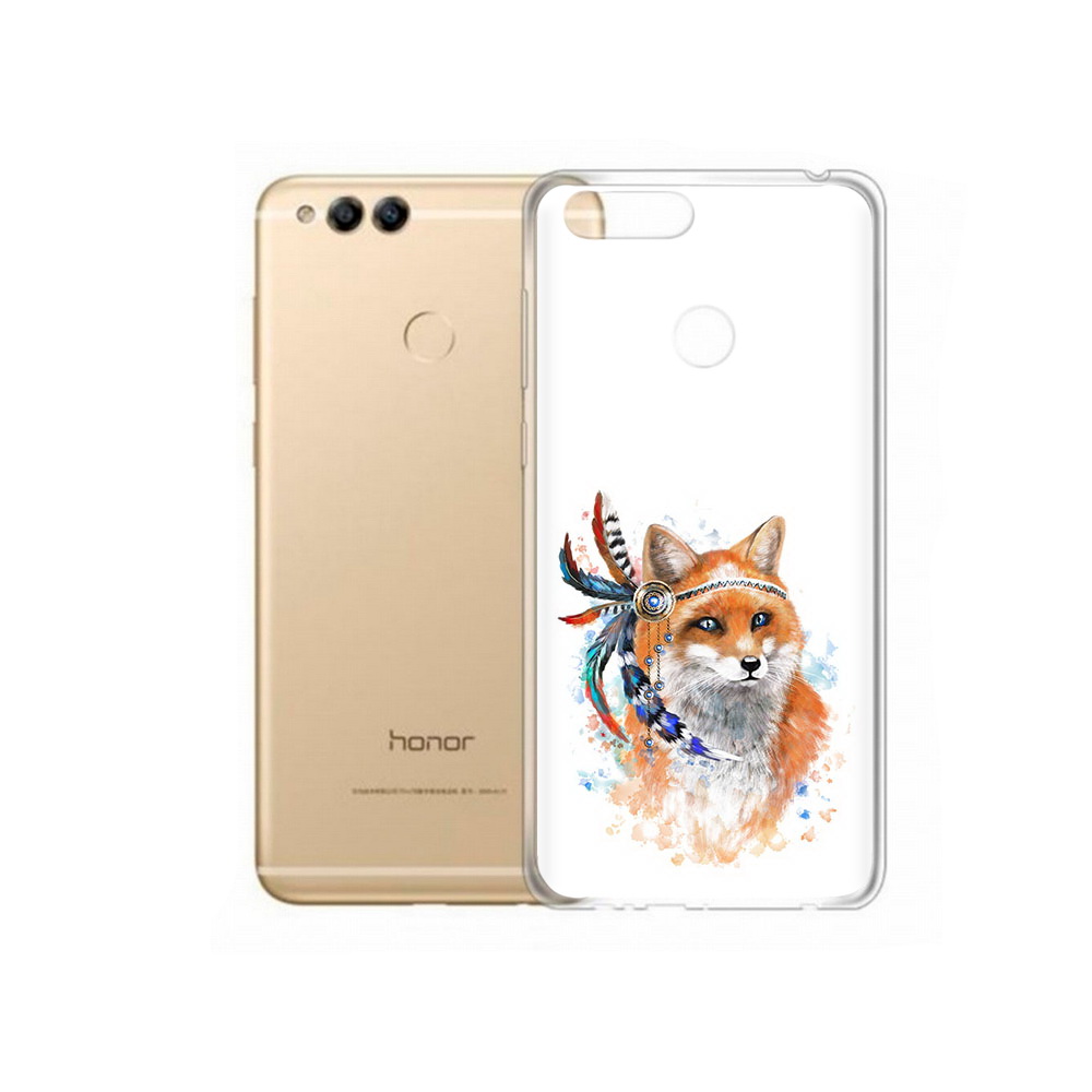 

Чехол MyPads Tocco для Huawei 7X инду лиса (PT94112.65.377), Прозрачный, Tocco