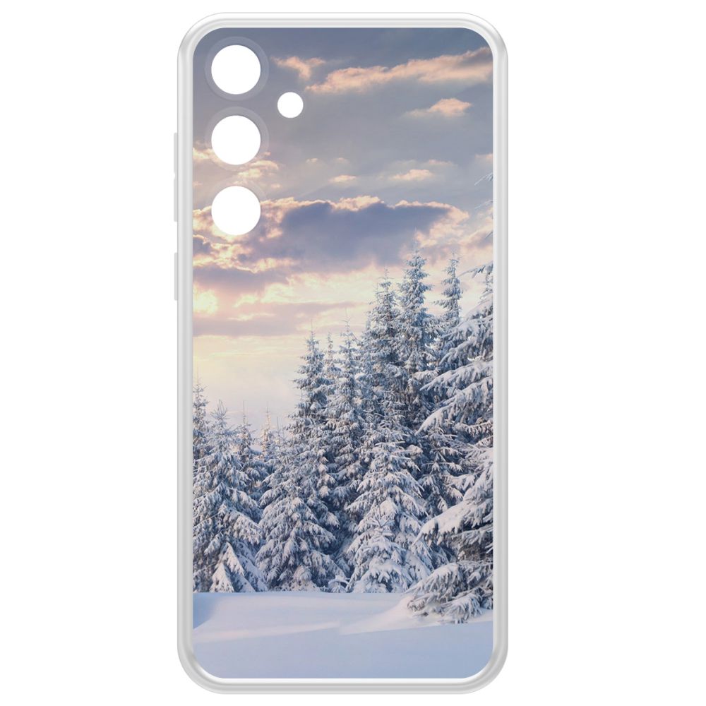 

Чехол-накладка Krutoff Clear Case Снежный пейзаж для Samsung Galaxy A35 5G (A356), Прозрачный