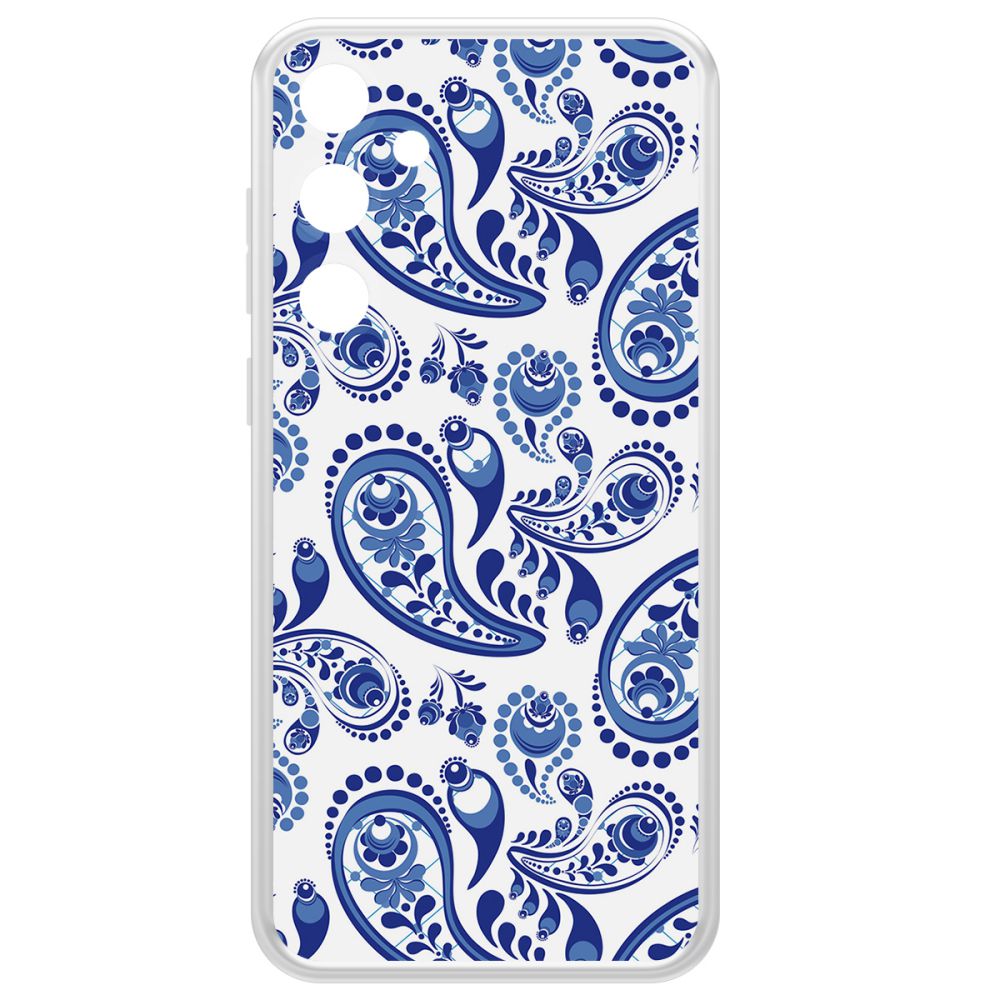 

Чехол-накладка Krutoff Clear Case Гжель для Samsung Galaxy A35 5G (A356), Прозрачный
