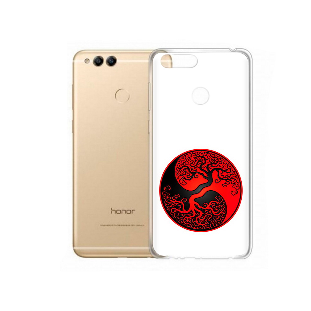 

Чехол MyPads Tocco для Huawei 7X инь янь дерево (PT94112.65.379), Прозрачный, Tocco