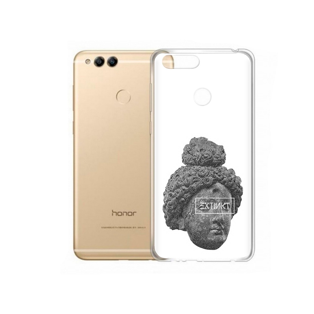 

Чехол MyPads Tocco для Huawei 7X каменное лицо девушки (PT94112.65.383), Прозрачный, Tocco