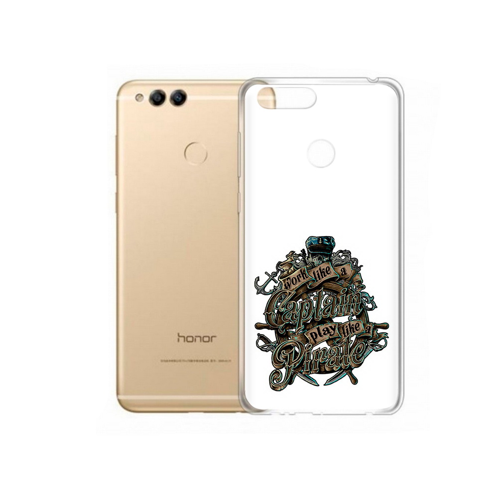 

Чехол MyPads Tocco для Huawei 7X капитан пиратов (PT94112.65.385), Прозрачный, Tocco