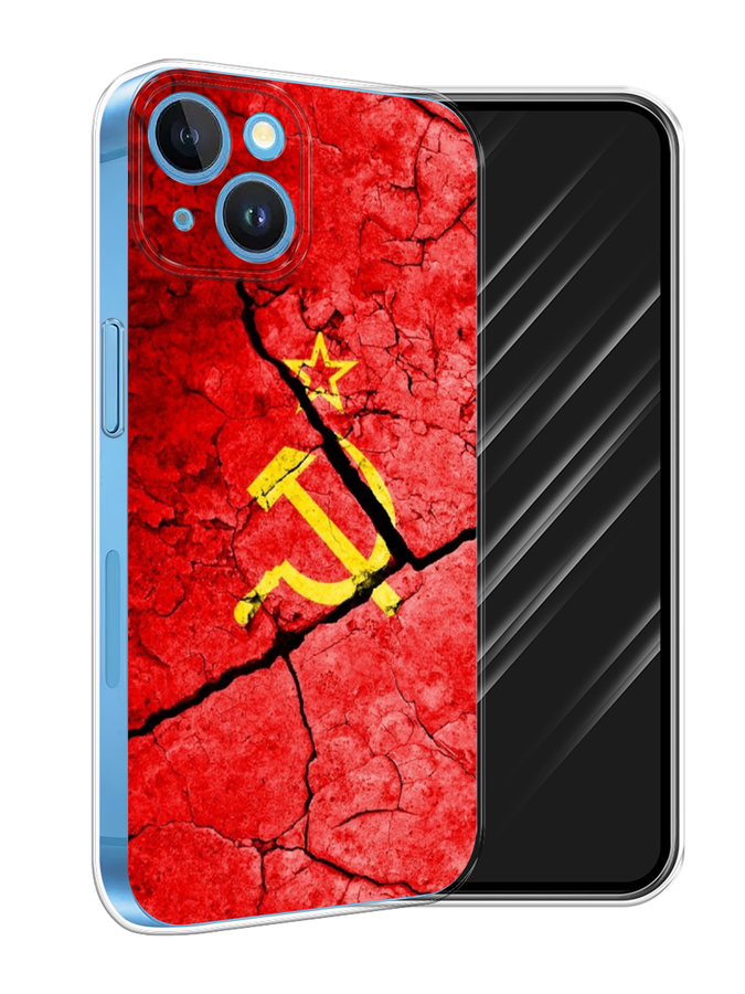 

Чехол Awog на Apple iPhone 15 "СССР", Красный;черный;желтый, 15550-1