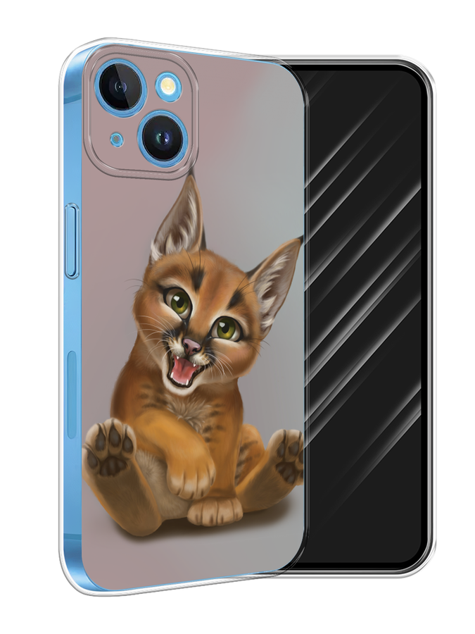 

Чехол Awog на Apple iPhone 15 "Малыш рыси", Оранжевый;серый, 15550-1