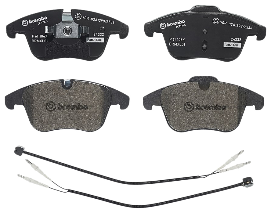 

Колодки тормозные дисковые передние CITROEN PEUGEOT BREMBO P61106X