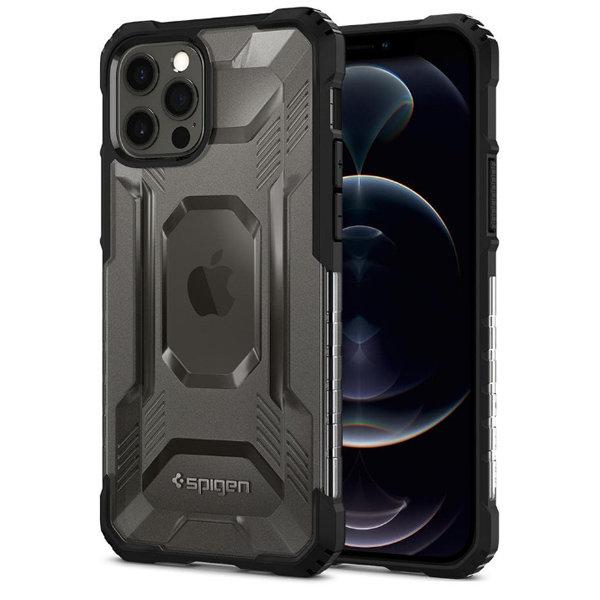 фото Чехол spigen nitro force для iphone 12/12 pro max acs02637 (matte black)