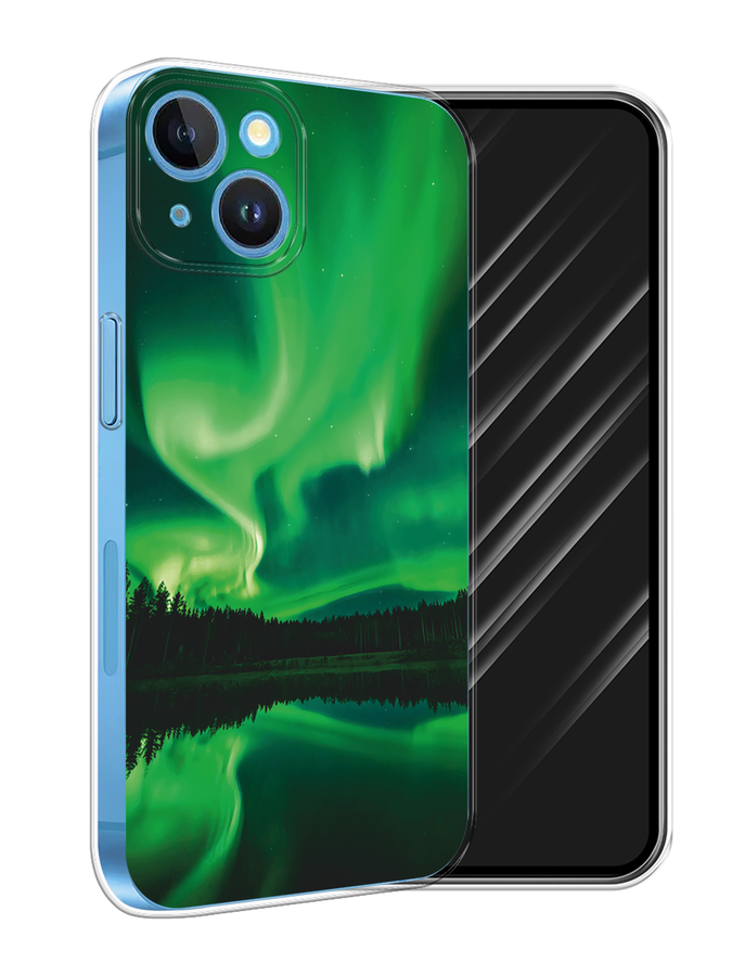 

Чехол Awog на Apple iPhone 15 "Ночные пейзажи 7", Зеленый;черный, 15550-1