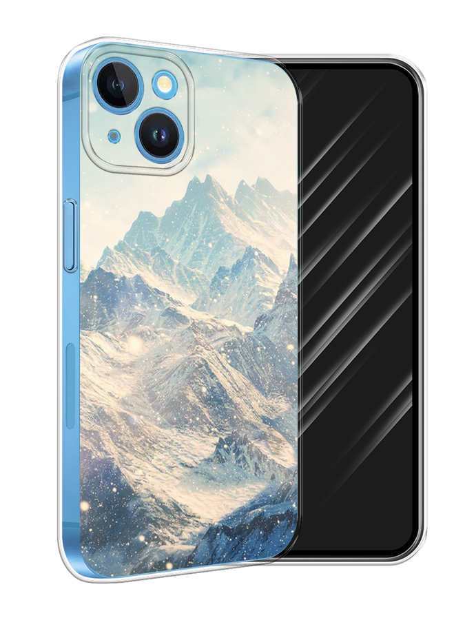 

Чехол Awog на Apple iPhone 15 "Горы 4", Бирюзовый, 15550-1