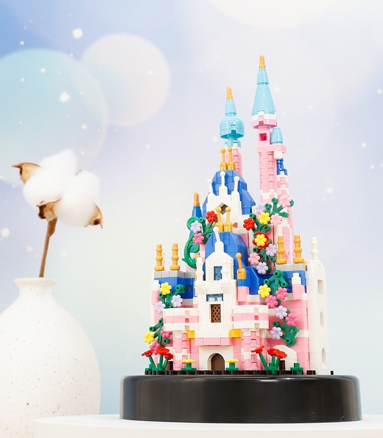 

Конструктор 3D из миниблоков Balody Замок в колбе, 759 дет BA18457, BA18457