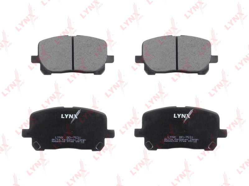 

Колодки тормозные передние дисковые Toyota Ipsum 01>09 Lynx BD7531