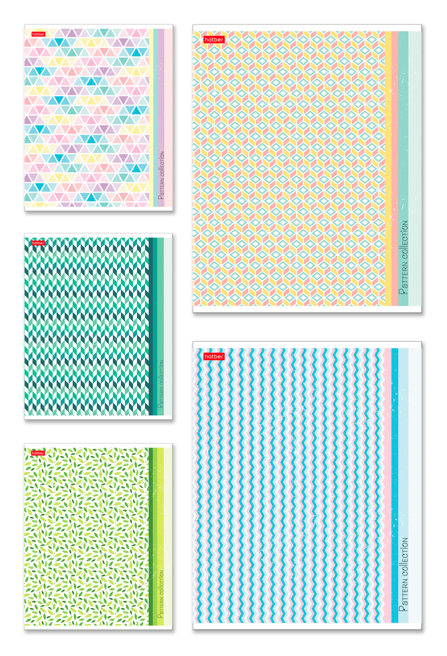 

Тетрадь общая Hatber Pattern Collection 48 листов А5 линия 5 штук