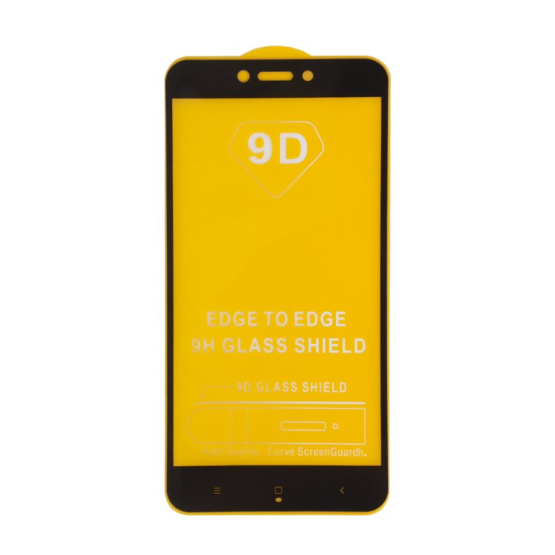 Защитное стекло для Xiaomi Redmi 4X Edge To Edge 9H Glass Shield 9D 0,3 мм Yellow