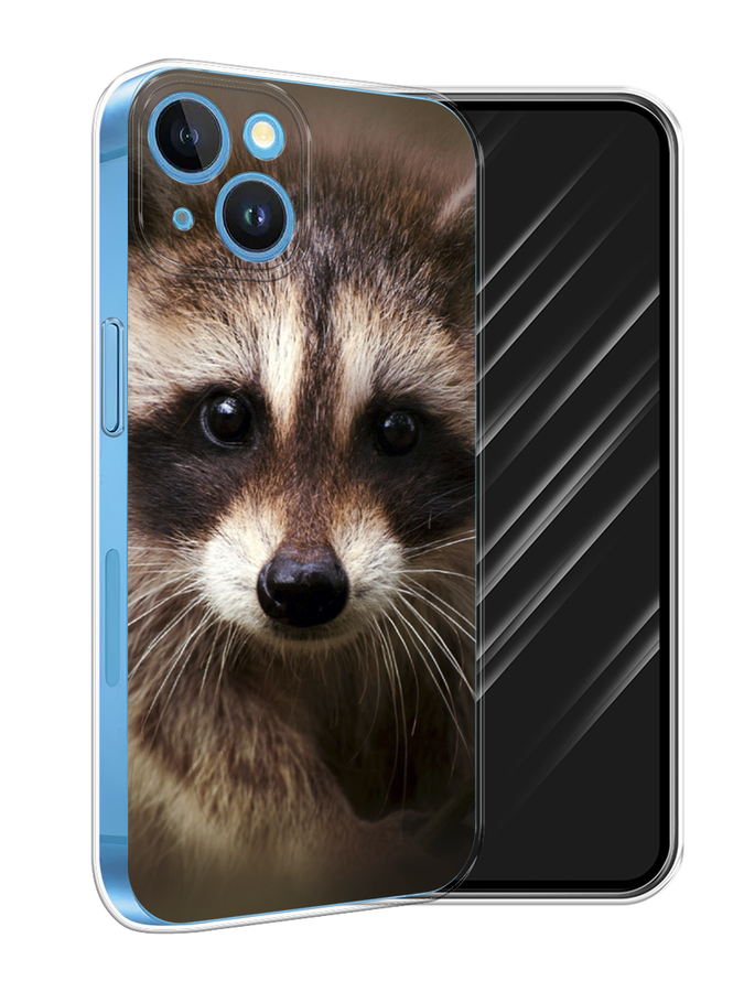 

Чехол Awog на Apple iPhone 15 "Енот", Коричневый, 15550-1