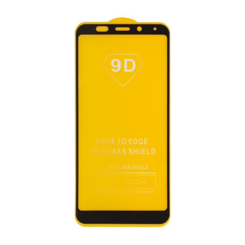 фото Защитное стекло для xiaomi redmi 5 plus edge to edge 9h glass shield 9d 0,3 мм yellow lp