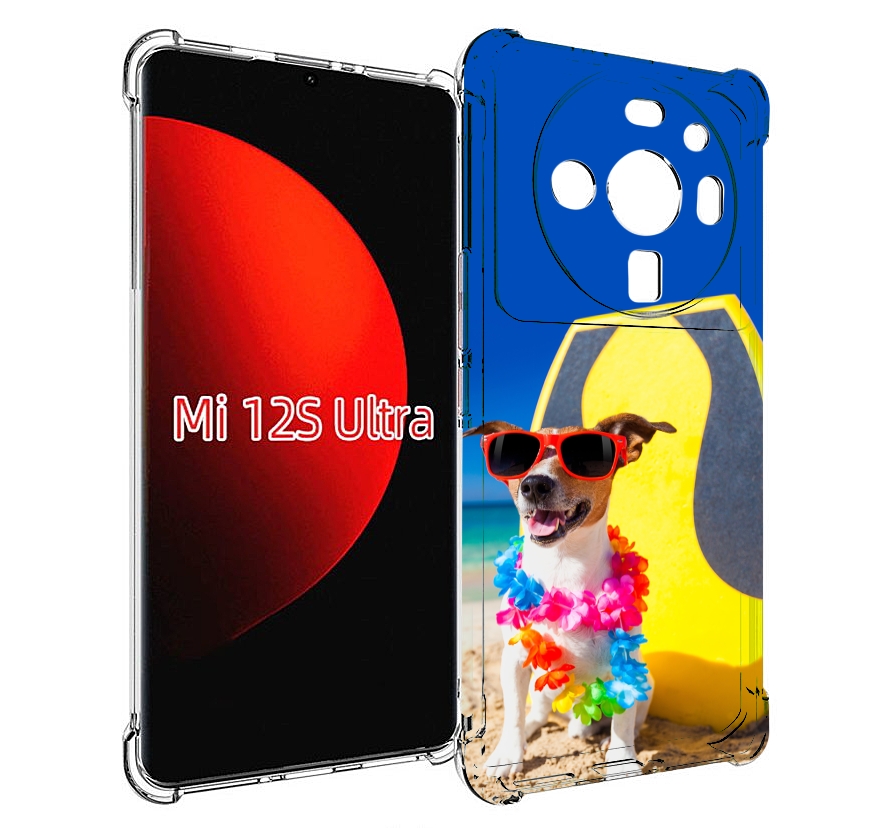 

Чехол MyPads Гавайская-собака для Xiaomi 12S Ultra, Прозрачный, Tocco