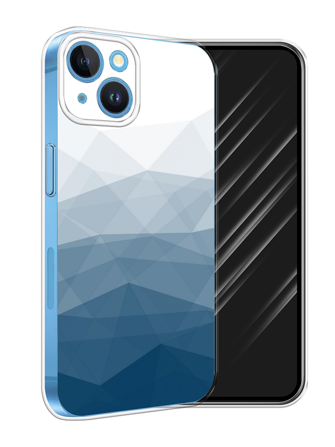 

Чехол Awog на Apple iPhone 15 "Абстракция небо", Синий;голубой;белый, 15550-1