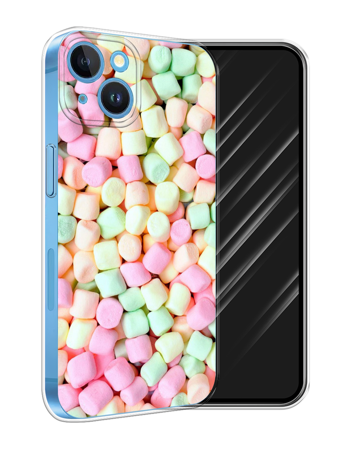 

Чехол Awog на Apple iPhone 15 "Marshmallows", Зеленый;желтый;розовый, 15550-1