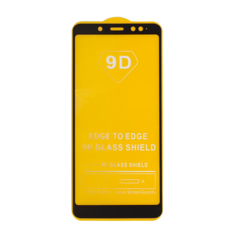 

Защитное стекло для Xiaomi Note 5 Edge To Edge 9H Glass Shield 9D 0,3 мм Yellow