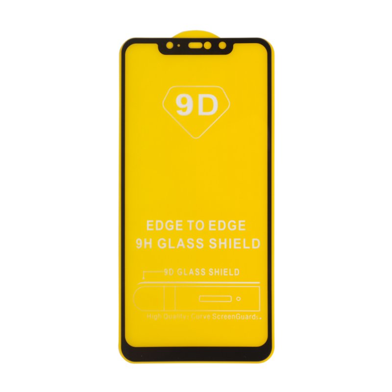 Защитное стекло для Xiaomi Note 6 Pro Edge To Edge 9H Glass Shield 9D 0,3 мм Yellow